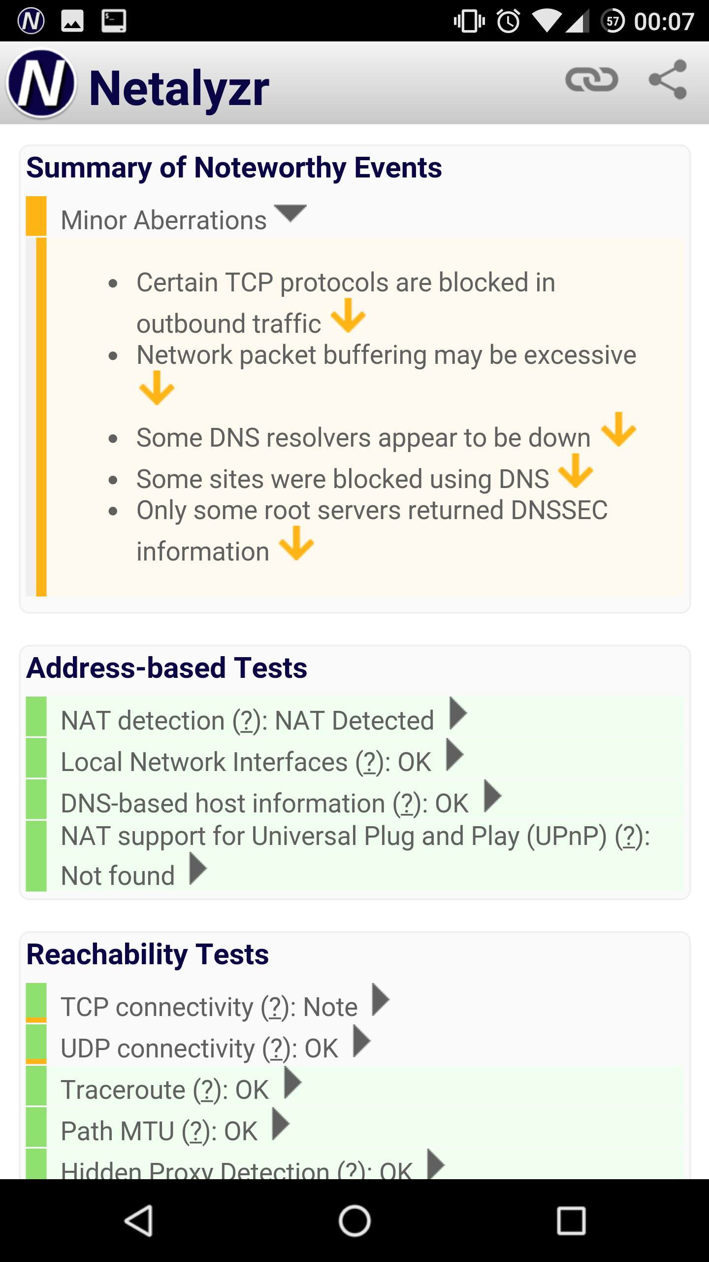 Netalyzer Android Bypassing my ISP's DNS won't work (Router + Client level) : r ...